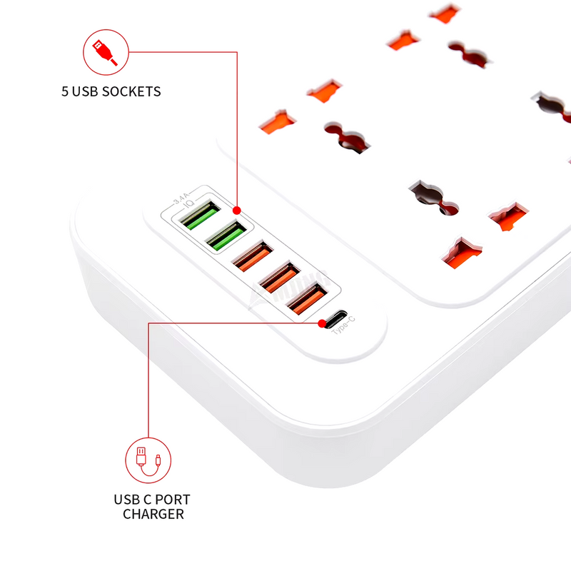 BKL-22 Smart IQ Safety Socket - Unilateral Control & Anti-Thunder Protection