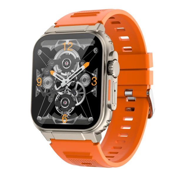 Smartbarry A70 Smart Watch 1.96 Inch Display with Bluetooth Call, 600mAh Battery