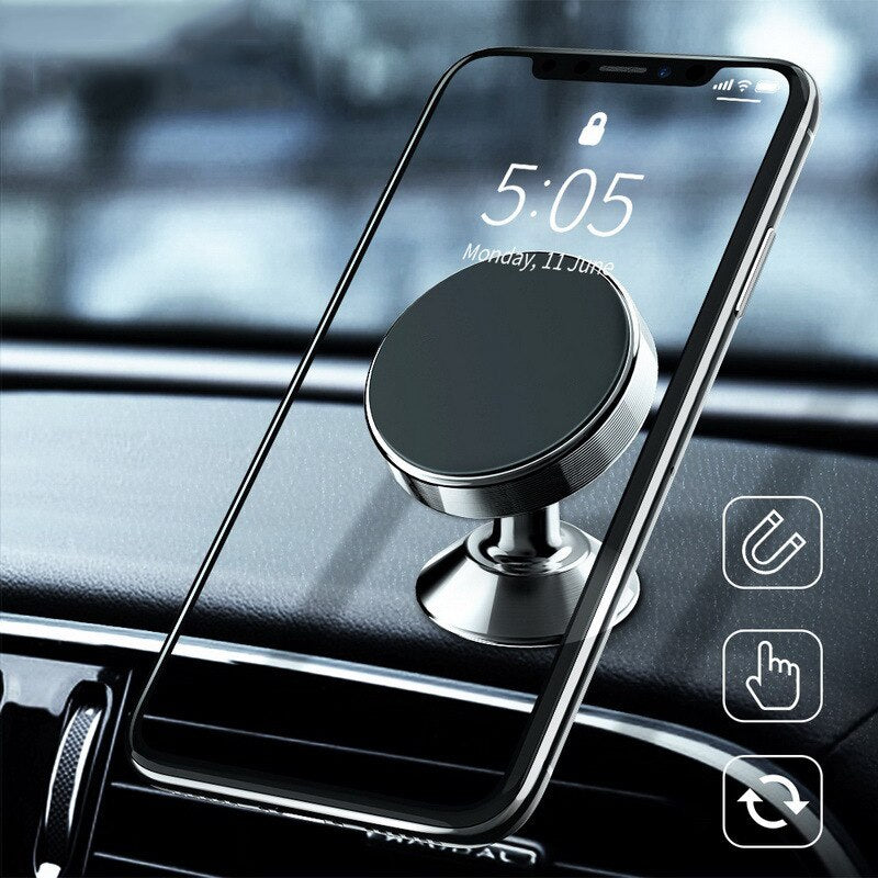 FIUNATEC Magnetic Car Mount - Secure and Versatile Phone Holder