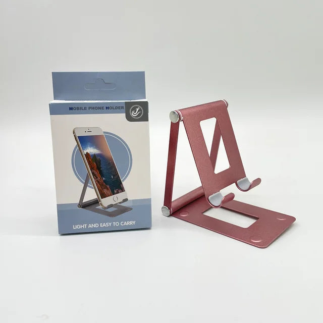 Portable Foldable Phone and Tablet Stand - Versatile and Adjustable