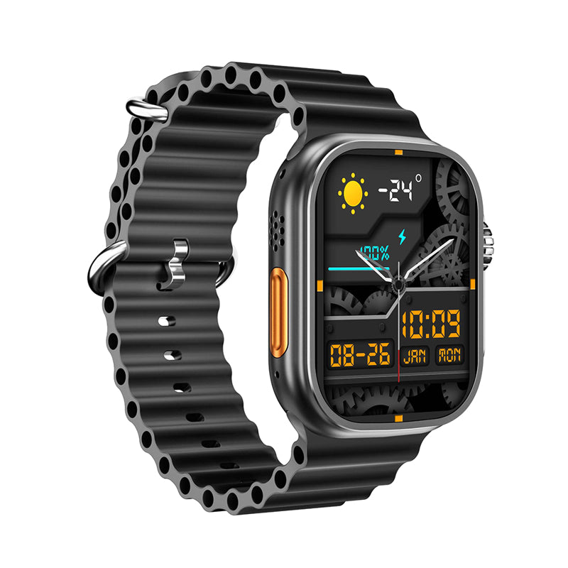 Smart  Ultra 2 Smart Watch – Multi-Function Bluetooth Fitness Tracker, Heart Rate Monitor, IP67 Waterproof, Compatible with iOS & Android, 1.75” Displaywatch KW6 ULTRA 2