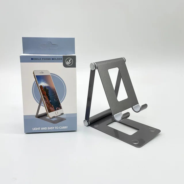 Portable Foldable Phone and Tablet Stand - Versatile and Adjustable