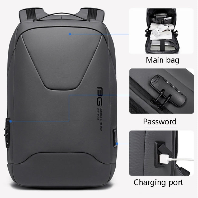 22188 backpack with TSA lock USB 30*15*46cm 0.95kg