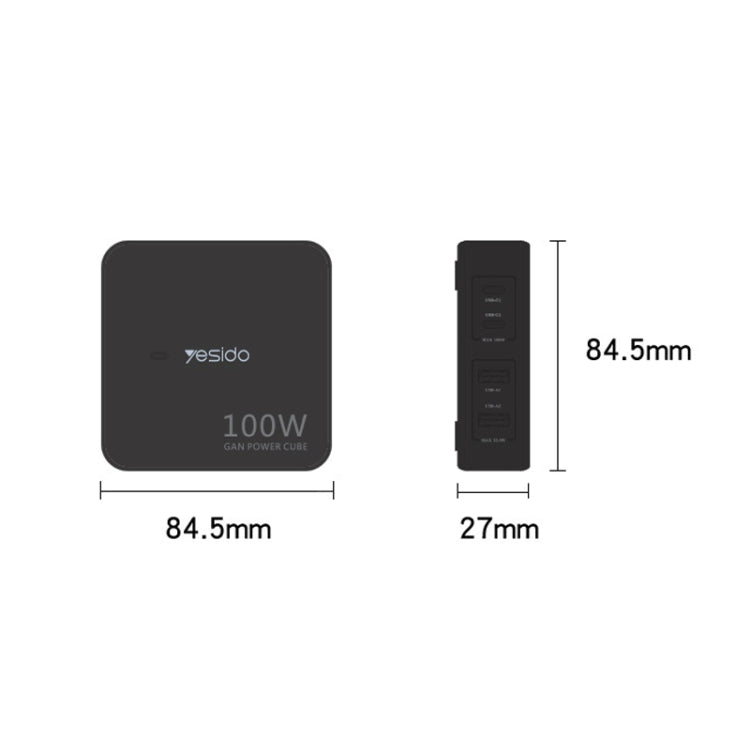 YC41 UK 100W Gallium Nitride Desktop Charger