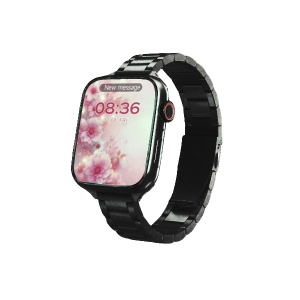 AMOLED TK23 Mini Smartwatch - Elegant Floral Design with High-Resolution Display