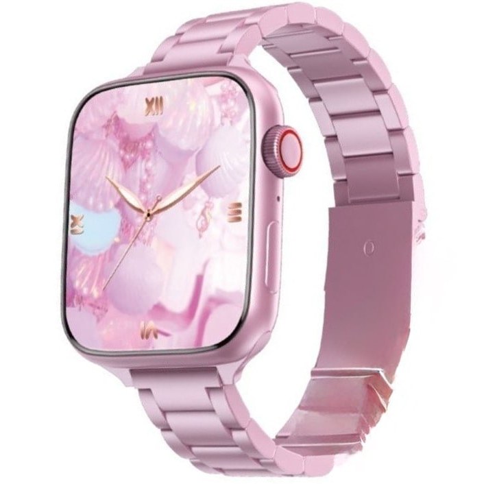 Telzeal TC05 Mini Smartwatch - Elegant Floral Design with Advanced Health Monitoring Features