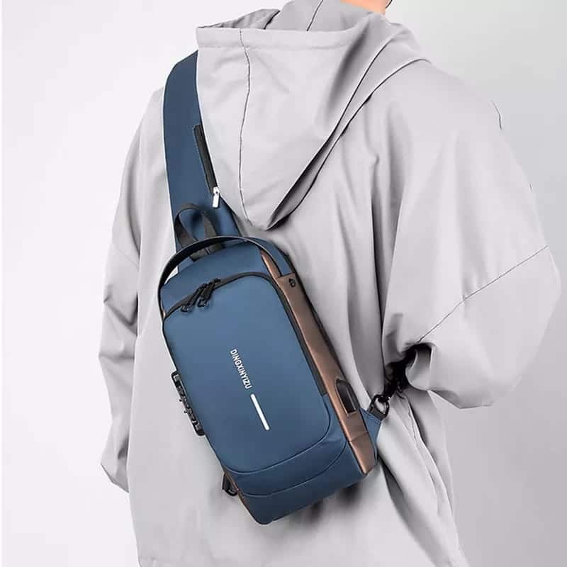 Stylish Waterproof Chest Bag, Crossbody Sling Bag 12 Pieces