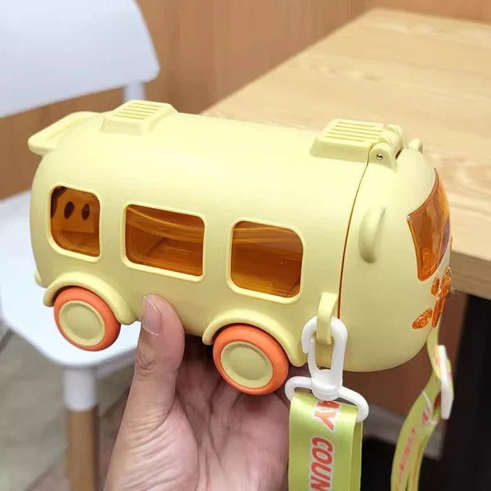 Adorable Bus-Shaped Water Bottle - Keep Your Kids Hydrated!