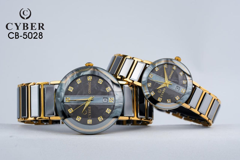 Stylish Ceramic Watches | Cyber CB-5028 | Elegant Timepieces for Men