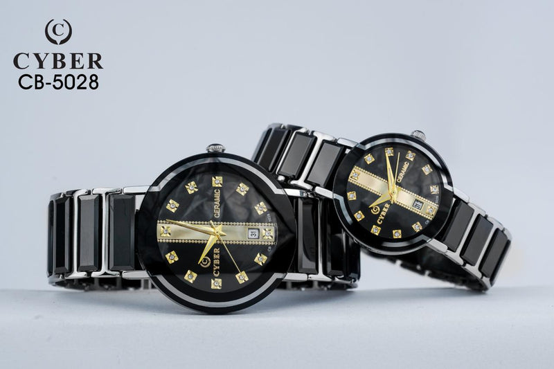 Stylish Ceramic Watches | Cyber CB-5028 | Elegant Timepieces for Men