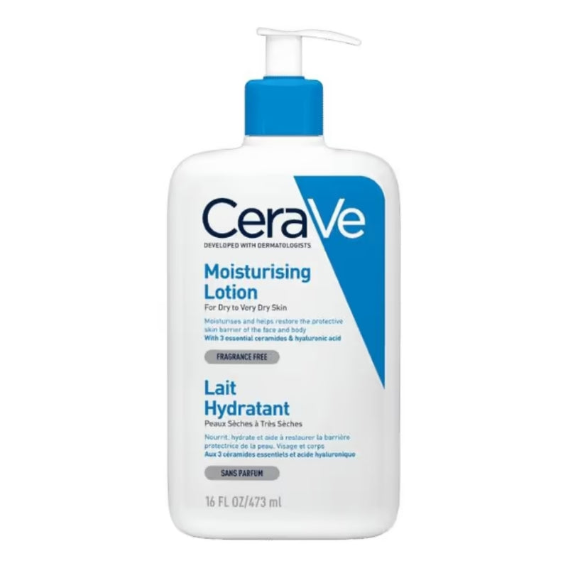 CeraVe Moisturising Lotion for Dry to Very Dry Skin 16oz with Hyaluronic Acid and 3 Essential Ceramides