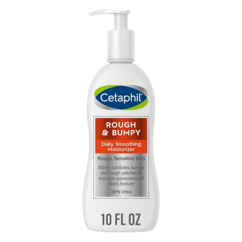 Cetaphil Daily Smoothing Moisturizer for Rough and Bumpy Skin | 10 fl oz | For Sensitive Skin & Body Wash, NEW Smoothing Relief Exfoliating Body Wash, Mildy Exfoliates to Smooth Rough