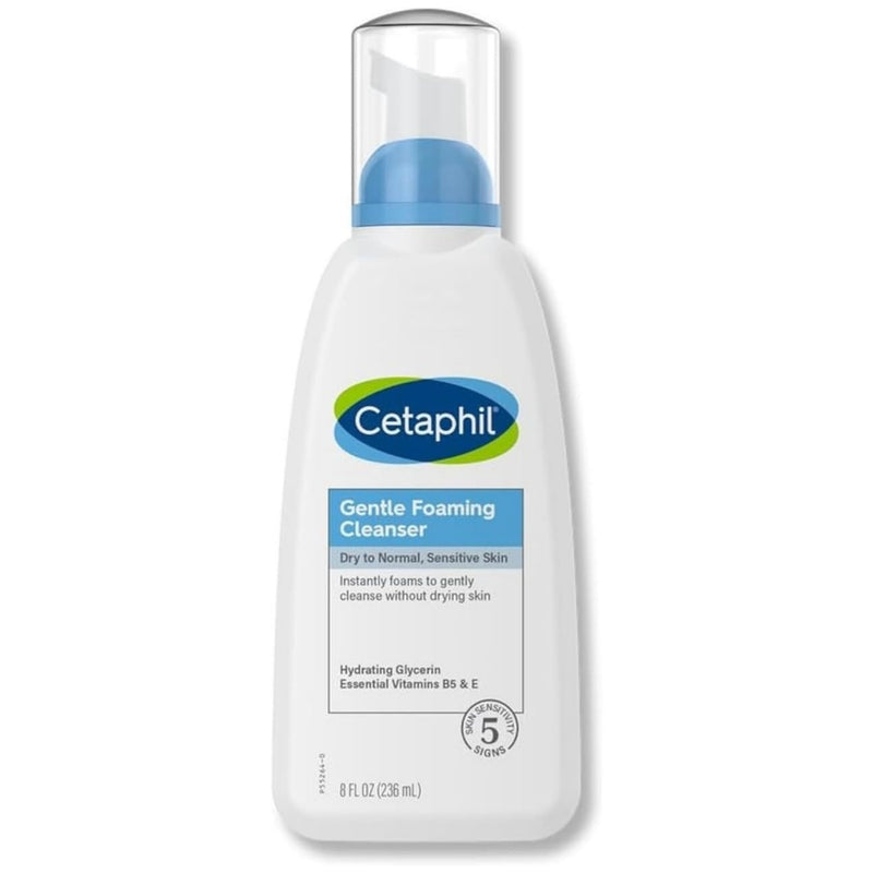 Cetaphil Gentle Foaming Cleanser Dry To Normal Sensitive Skin 236Ml