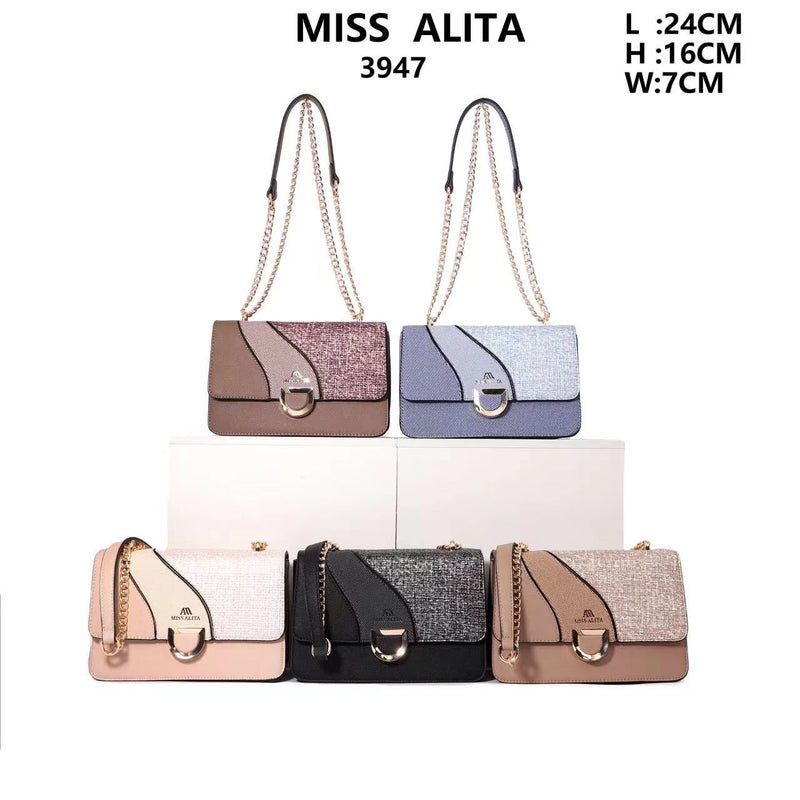 MISS ALITA 3947: Stylish and Compact Designer Shoulder Bag