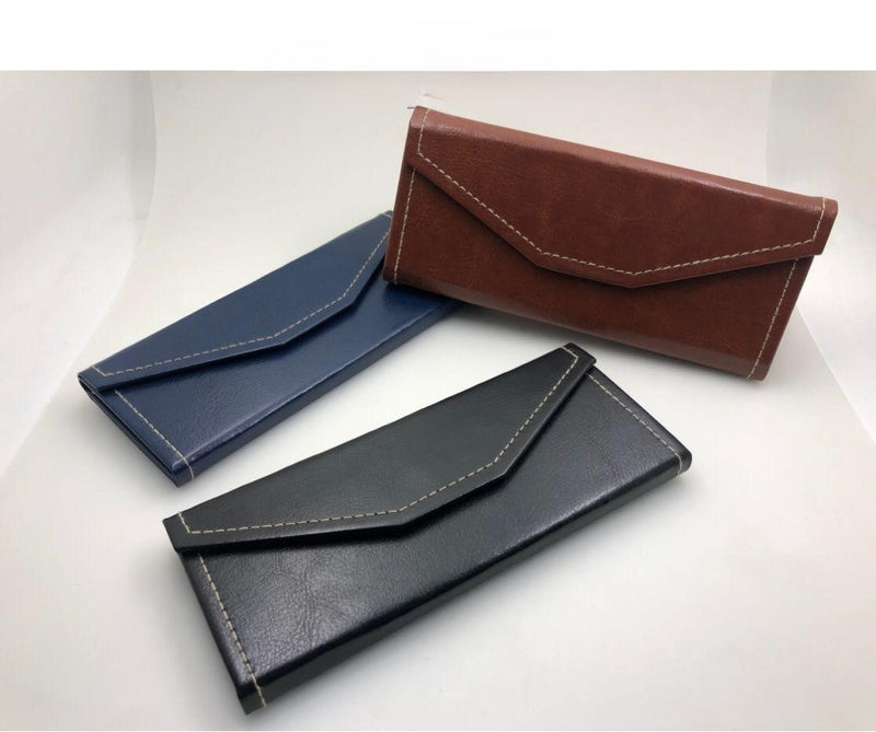 Foldable Leatherette Eyeglass Cases: Stylish and Portable