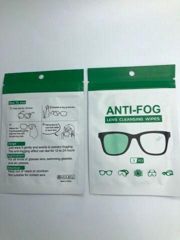 Anti-Fog Lens Cleaning Wipes: Prevent Fogging for Up to 24 Hours