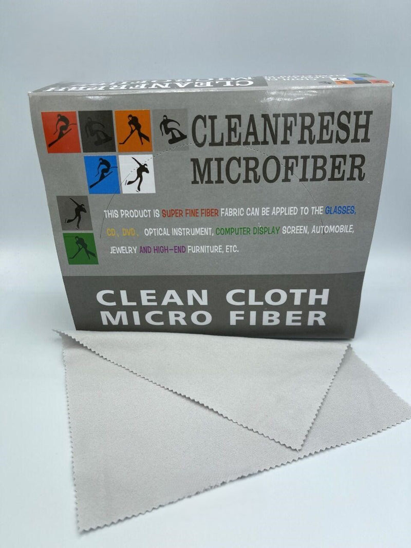 Premium CleanFresh Microfiber Cleaning Cloth for Glasses, Screens, Optical Instruments & High-End Furniture