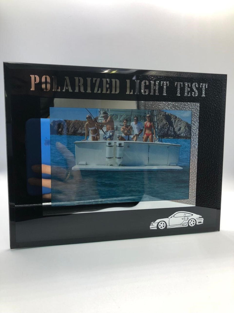 Polarized Light Tester Photo Frame - Unique & Functional