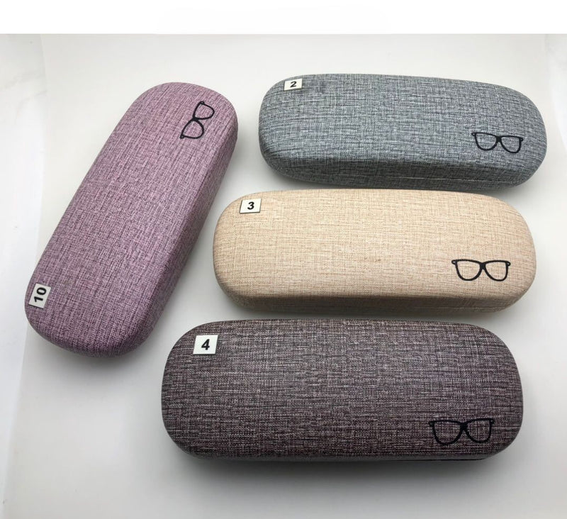 Soft-Touch Eyeglass Cases: Multiple Colors Available