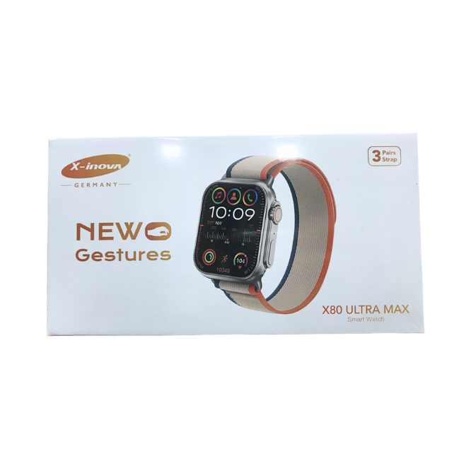 New X80 Ultra Smartwatch with Gesture Control - Sleek Design & Advanced Features