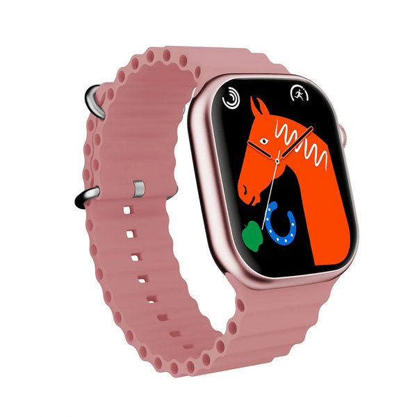 MX12 Mini ULTRA 2 Kids Smartwatch with Multi-Color Bands and Wireless Charging - Stay Connected & Safe