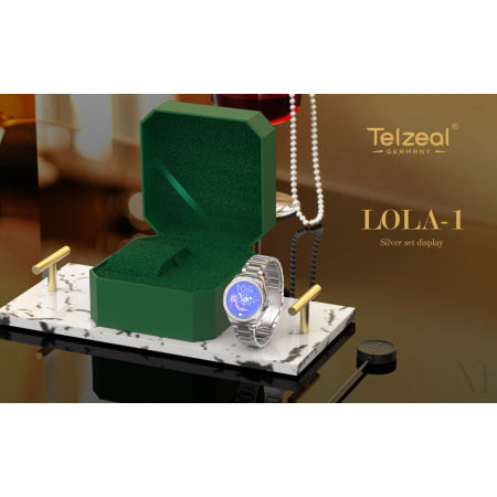 Telzeal Germany LOLA 1 Ladies Smart Watch with Round AMOLED Display