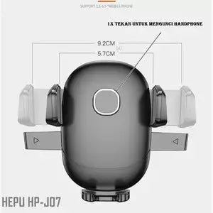 HEPU HP-J07: Universal Car Phone Holder with Seat Frame Mount