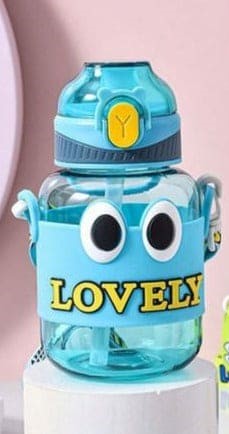 Lovely Kids' Water Bottle with Cute Robot Design