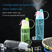 Nem-E Sports Water Bottle with Mist Spray Function