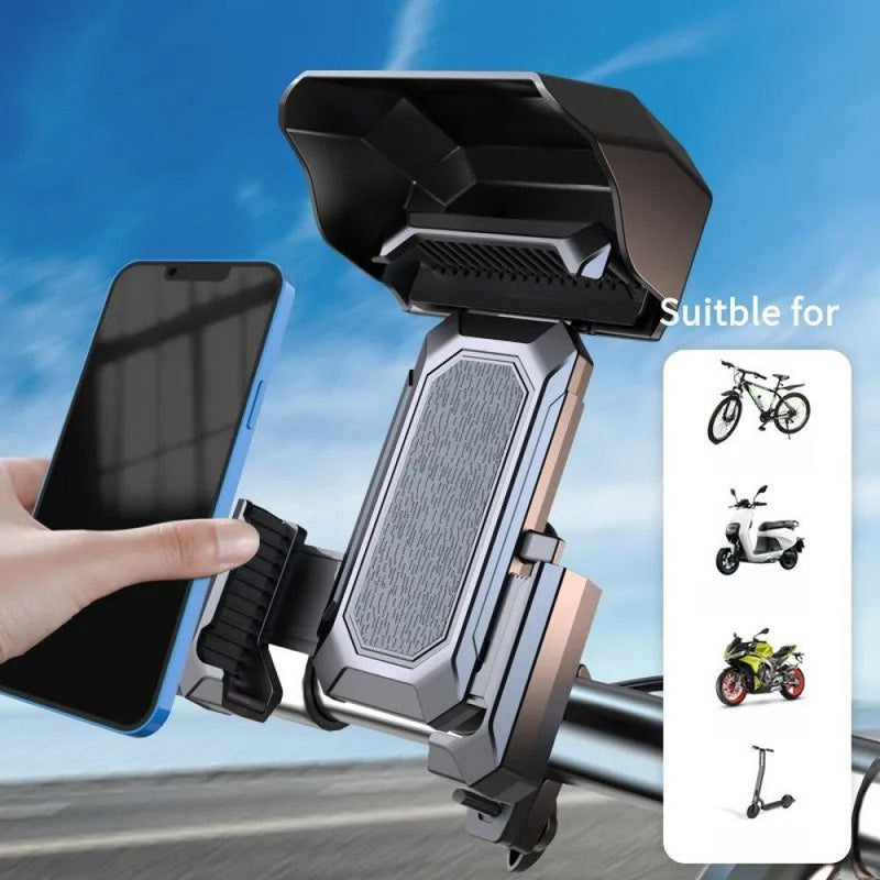 C331 Bicycle Phone Holder Material: PC+ABS Auto Extending clip