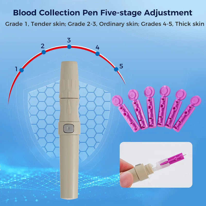 IVD Glucometer Set | Sugar Test Machine 12 Pieces