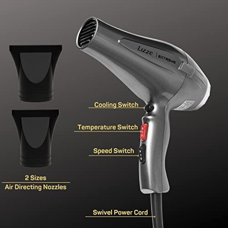 Lizze Extreme Professional Hair Dryer: Powerful, Fast, and Salon-Quality Results