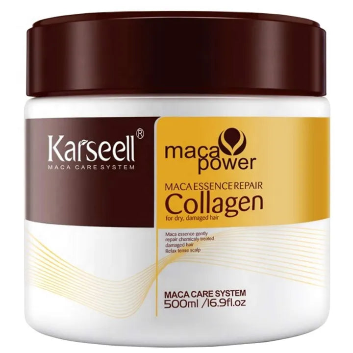 Karseell Maca Essence Repair Collagen Hair Mask: Nourish and Repair Dry, Damaged Hair