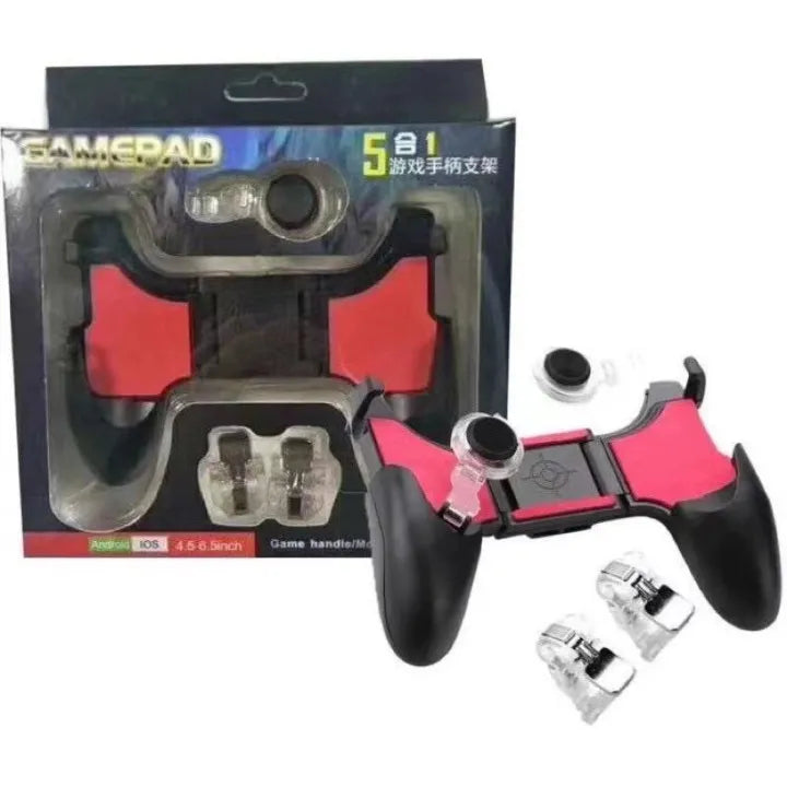 5 in 1 Gamepad Game Controller With Free Joystick for Phone Gaming universal Holder 5in1