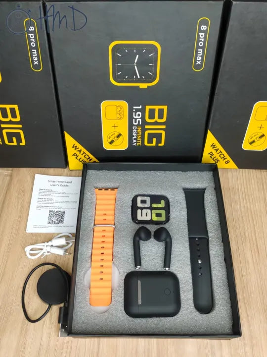 EW PLUS Smart Watch 8 with Big Infinite 2.0 Display – Your Fitness and Connectivity Companion