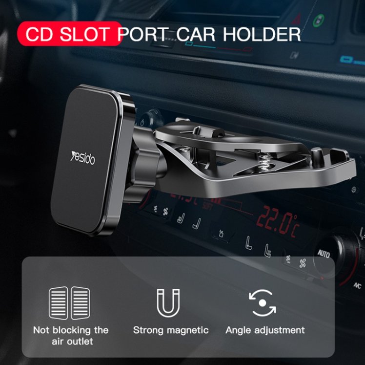 C92 Magnetic CD Slot phone holder