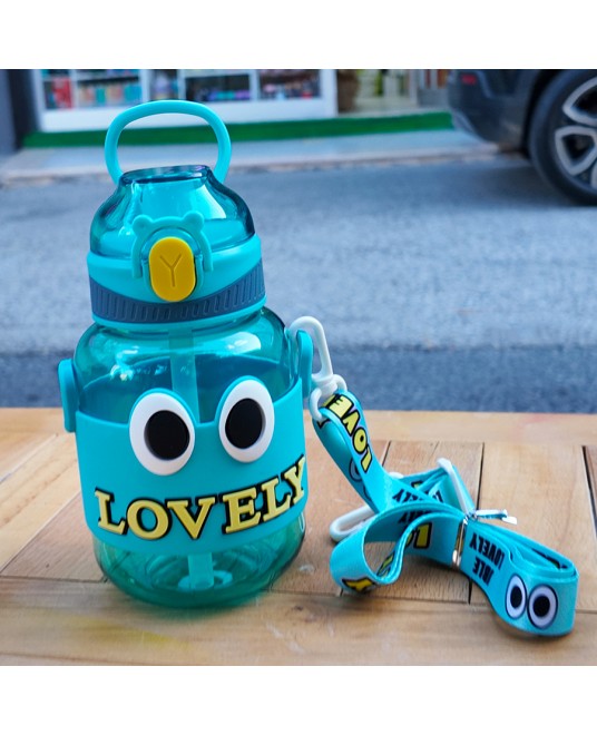 Lovely Kids' Water Bottle with Cute Robot Design