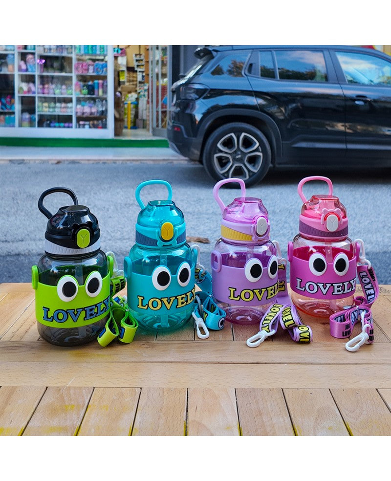 Lovely Kids' Water Bottle with Cute Robot Design