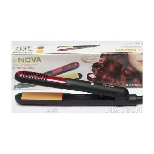 NOVA Professional Hair Straightener: Sleek, Shiny, and Salon-Quality Results