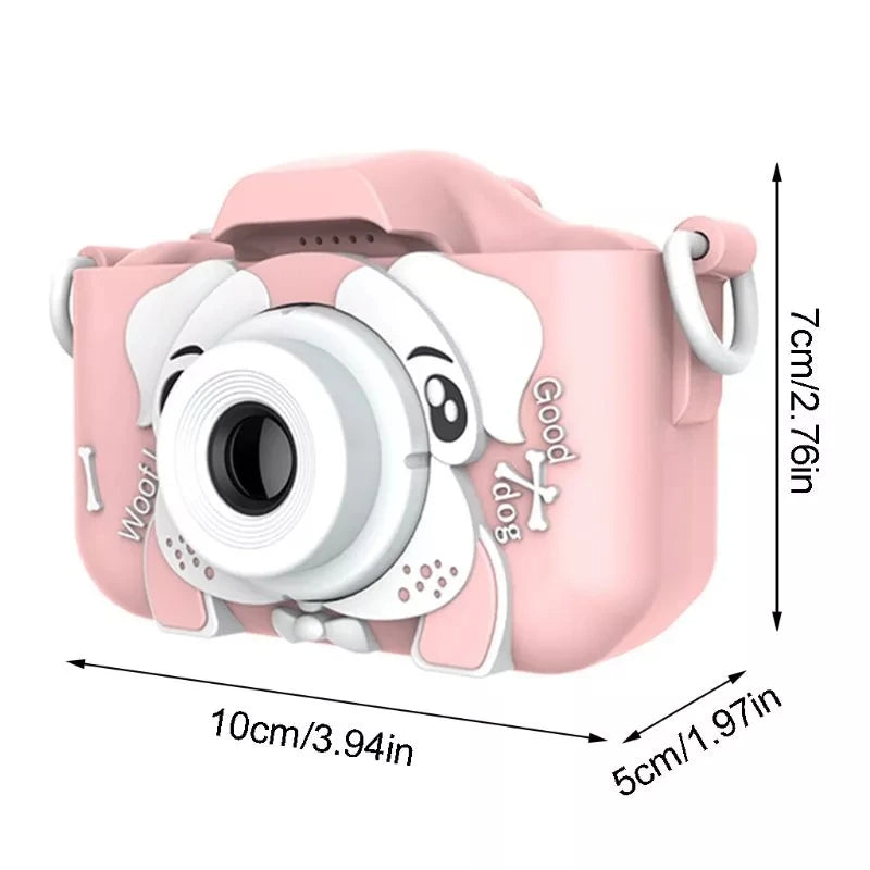 Cartoon Mini Camera Educational Toys For Children 2 Inch HD Screen Digital Camera Video Recorder Camcorder Toys For Kids Girls