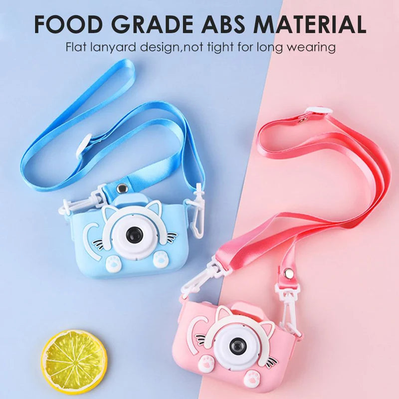 Cartoon Mini Camera Educational Toys For Children 2 Inch HD Screen Digital Camera Video Recorder Camcorder Toys For Kids Girls