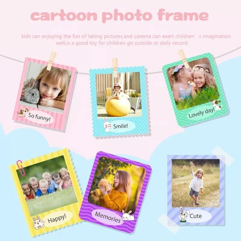 Cartoon Mini Camera Educational Toys For Children 2 Inch HD Screen Digital Camera Video Recorder Camcorder Toys For Kids Girls