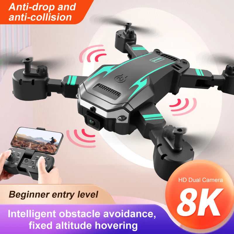 HDRC Drone S6 with Intelligent Obstacle Avoidance, Foldable Design, 4K HD Camera, Remote Control