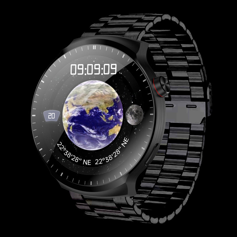 Hommtel Watch 4 Max Smartwatch with 3 Straps & AMOLED Display