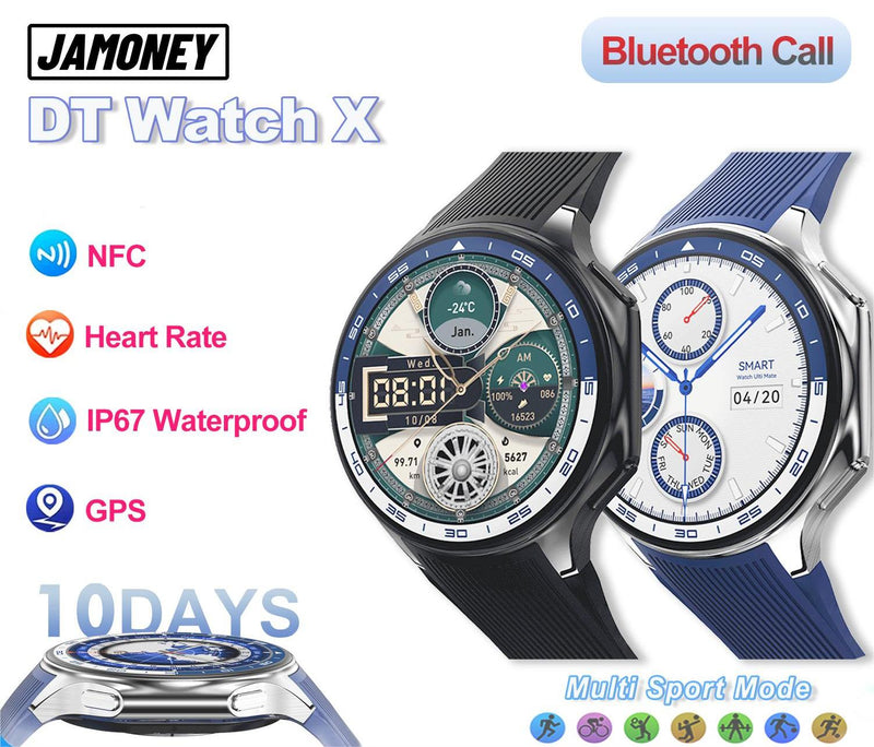 DT Watch X Smart Watch with 1.43" AMOLED Screen