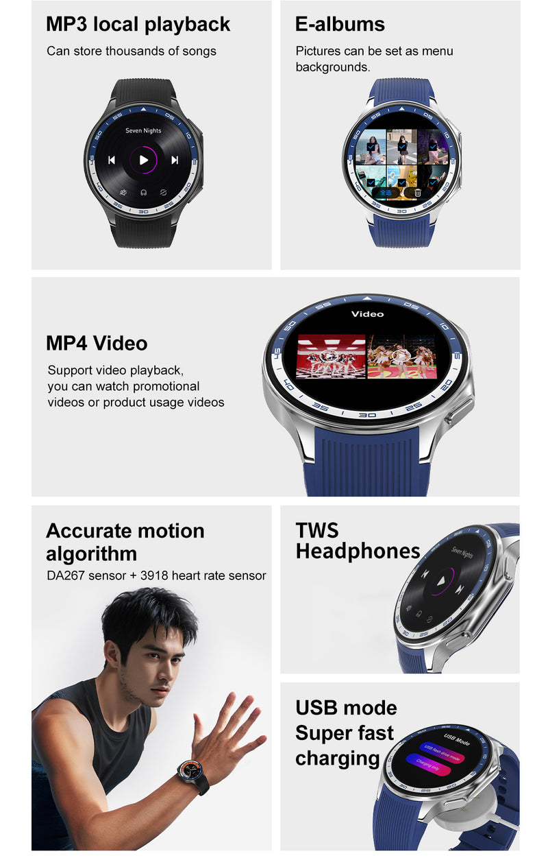 DT Watch X Smart Watch with 1.43" AMOLED Screen