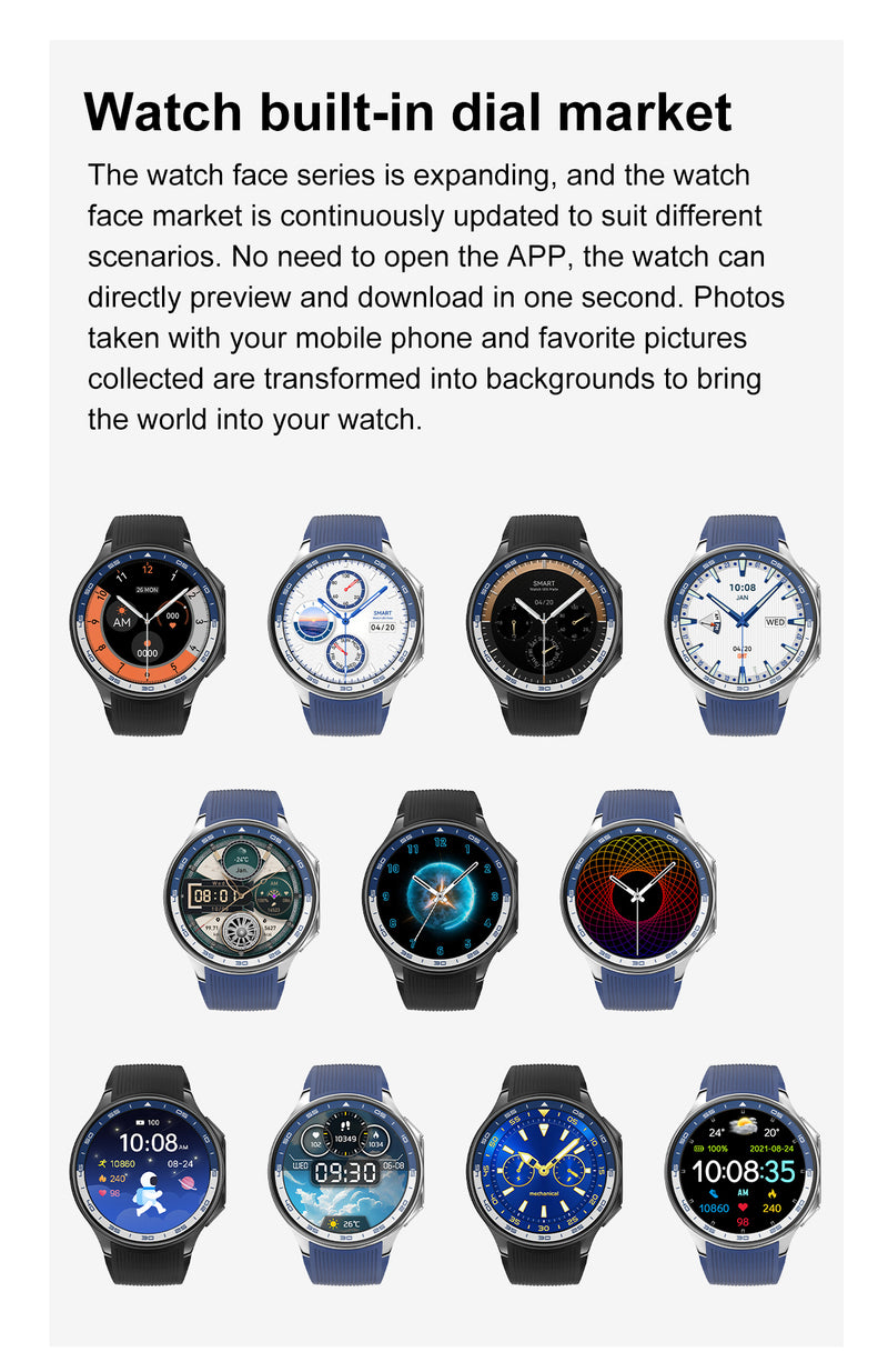 DT Watch X Smart Watch with 1.43" AMOLED Screen