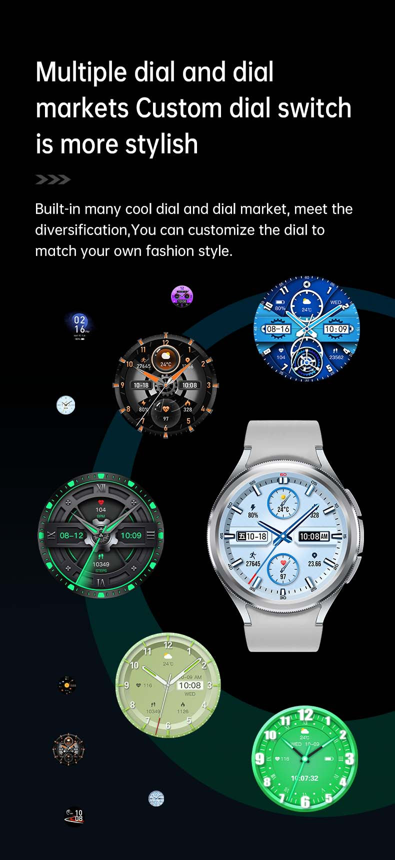 Wisme 2 Smart Watch – 1.69" HD Display, Health Tracking, Multi-Sport Modes, and Bluetooth Connectivity