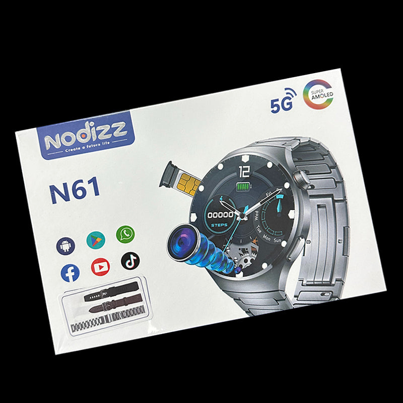 Nodizz N61 Smartwatch: Advanced 5G Connectivity and AMOLED Display