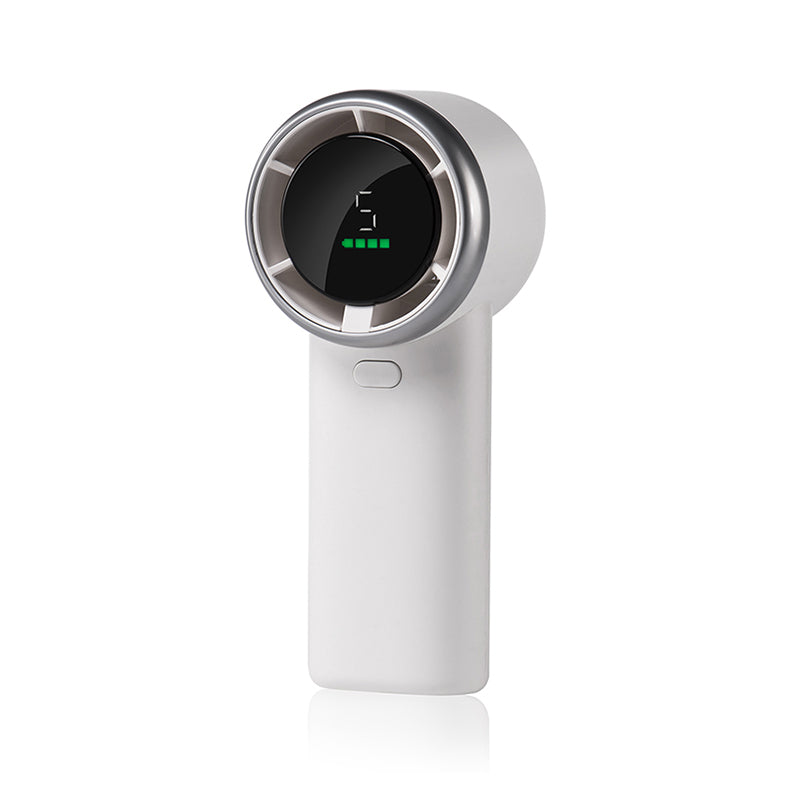 HEPU HP-F14 High-Speed Portable Fan – Intelligent Digital Display, Noise Reduction, and USB-C Charging